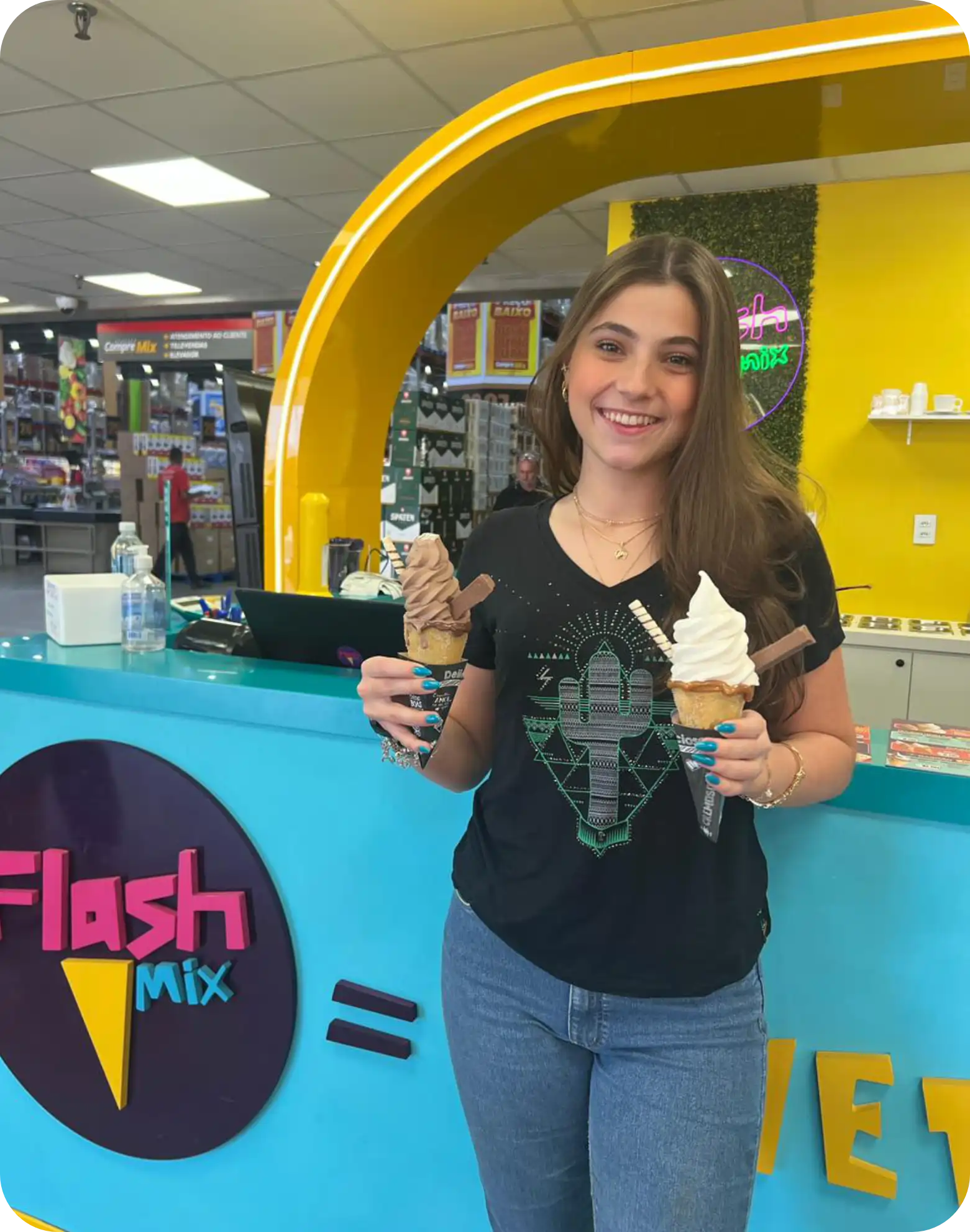 Sorvete de Churros Flash Mix