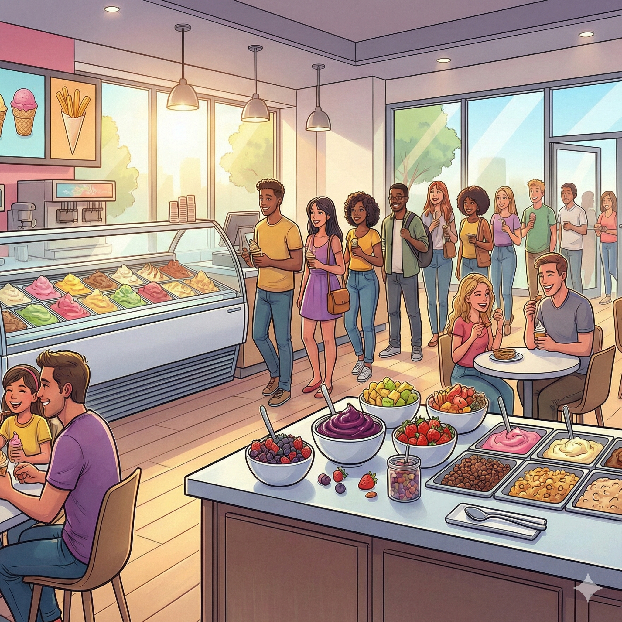 rentabilidade franquia de sorvete